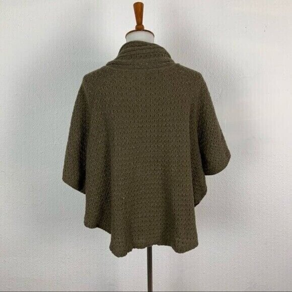 Anthropologie Sparrow Wool Blend Open Front Cardigan Sweater Cozy Layering M - Picture 4 of 8